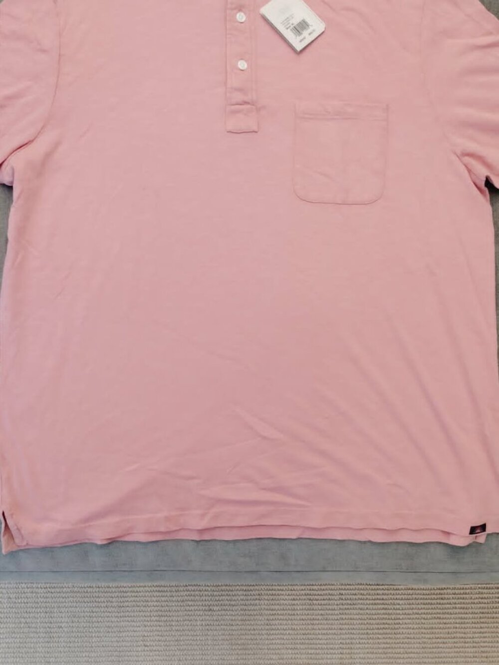 Faherty Sunwashed Organic Cotton Men's XL Nantucket Red Polo NWT - Picture 2 of 3
